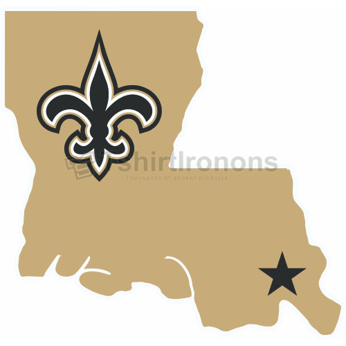 New Orleans Saints T-shirts Iron On Transfers N615 - Click Image to Close